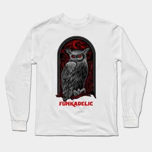 The Moon Owl Funkadelic Long Sleeve T-Shirt